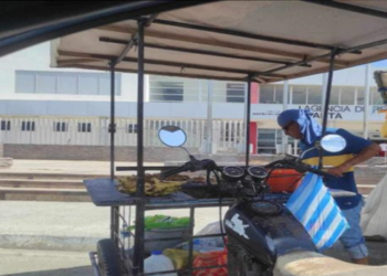 Vendedor ambulante de cueritos