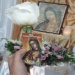 Veneración a la virgen de Guadalupe.