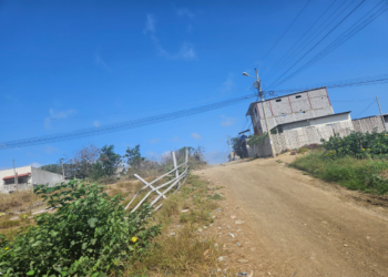 Calles sin veredas y llenas de tierra