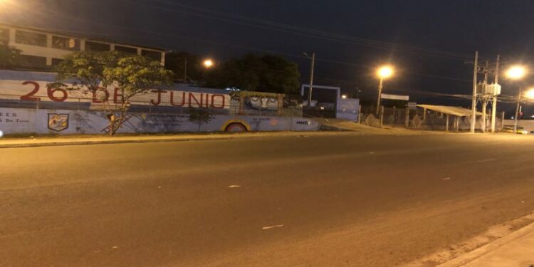 Falta de medidas de control de tránsito