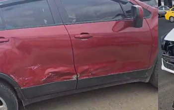 Accidente automovilístico sin heridos