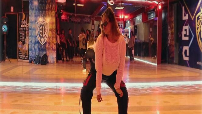 Bailarina deslumbra