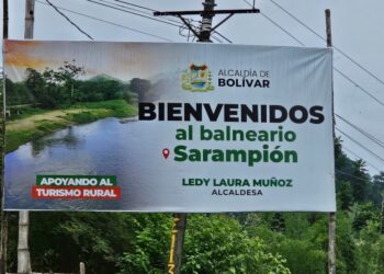 Entrada a la Comuna San Miguel de Sarampión
