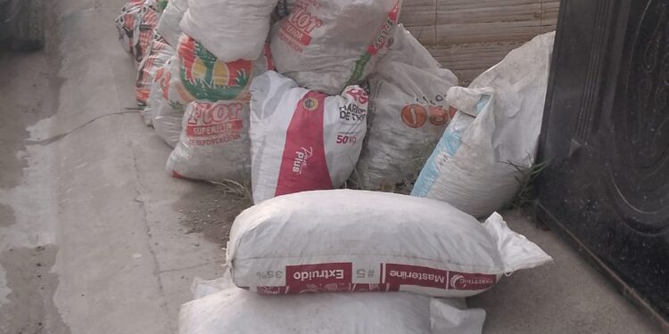 Materiales ofenden el paso