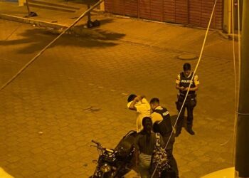 Intervención policial a los libadores