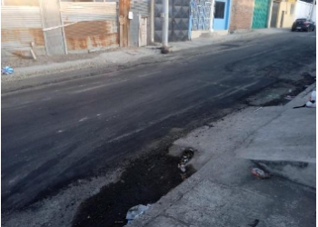 Baches arreglados por el municipio