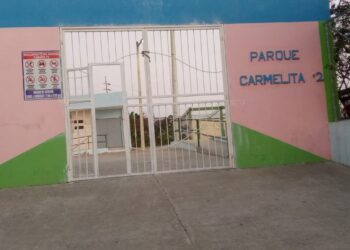 Las luces del parque de La Carmelita